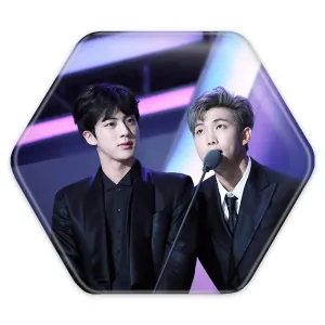 پیکسل شش ضلعی گروه بی تی اس BTS