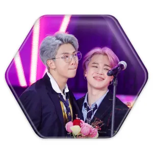 پیکسل شش ضلعی گروه بی تی اس BTS