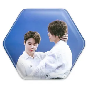 پیکسل شش ضلعی گروه بی تی اس BTS