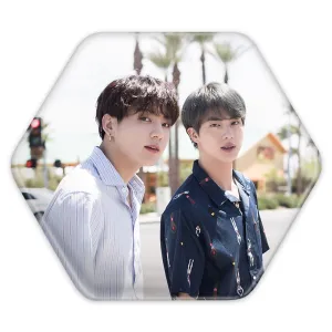 پیکسل شش ضلعی گروه بی تی اس BTS
