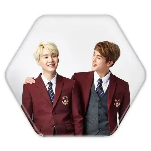 پیکسل شش ضلعی گروه بی تی اس BTS