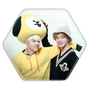 پیکسل شش ضلعی گروه بی تی اس BTS