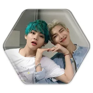 پیکسل شش ضلعی گروه بی تی اس BTS