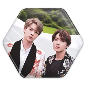 پیکسل شش ضلعی گروه بی تی اس BTS