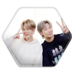 پیکسل شش ضلعی گروه بی تی اس BTS