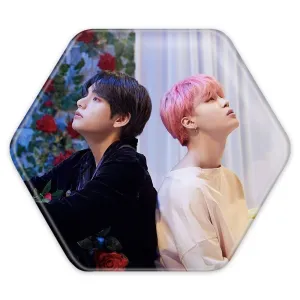 پیکسل شش ضلعی گروه بی تی اس BTS