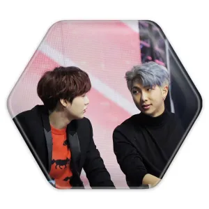 پیکسل شش ضلعی گروه بی تی اس BTS