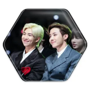 پیکسل شش ضلعی گروه بی تی اس BTS