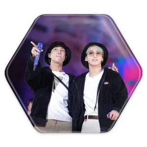 پیکسل شش ضلعی گروه بی تی اس BTS