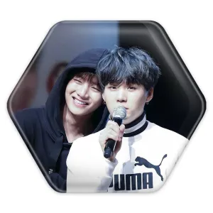 پیکسل شش ضلعی گروه بی تی اس BTS