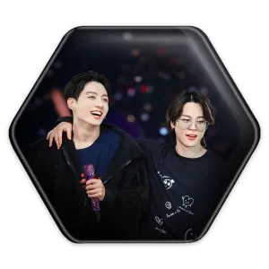پیکسل شش ضلعی گروه بی تی اس BTS