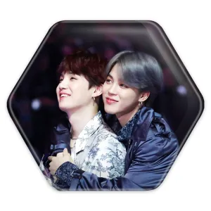 پیکسل شش ضلعی گروه بی تی اس BTS