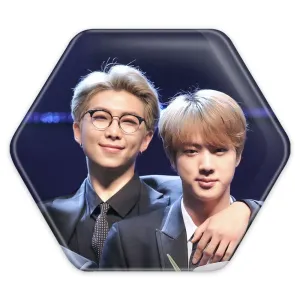 پیکسل شش ضلعی گروه بی تی اس BTS