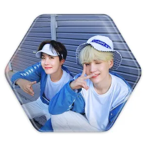 پیکسل شش ضلعی گروه بی تی اس BTS