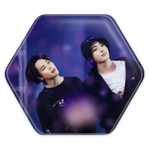 پیکسل شش ضلعی گروه بی تی اس BTS