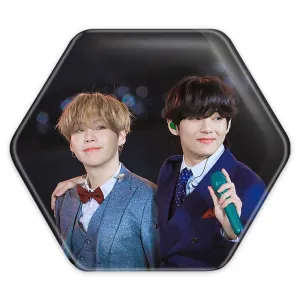 پیکسل شش ضلعی گروه بی تی اس BTS