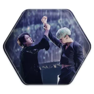 پیکسل شش ضلعی گروه بی تی اس BTS