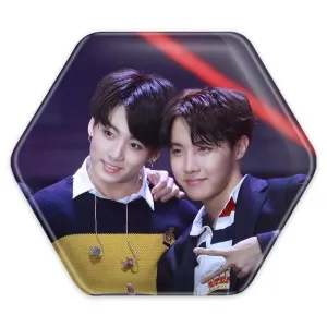 پیکسل شش ضلعی گروه بی تی اس BTS