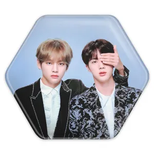 پیکسل شش ضلعی گروه بی تی اس BTS