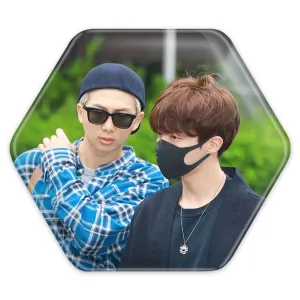 پیکسل شش ضلعی گروه بی تی اس BTS