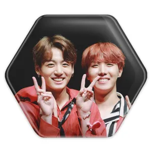 پیکسل شش ضلعی گروه بی تی اس BTS