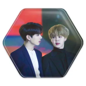 پیکسل شش ضلعی گروه بی تی اس BTS