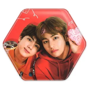پیکسل شش ضلعی گروه بی تی اس BTS