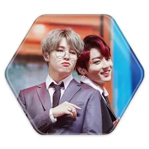 پیکسل شش ضلعی گروه بی تی اس BTS