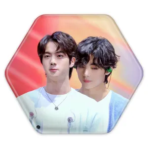 پیکسل شش ضلعی گروه بی تی اس BTS
