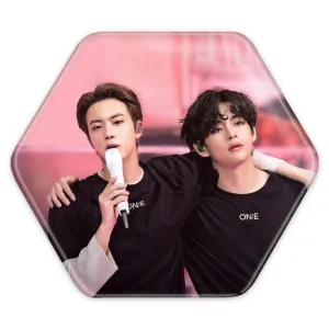 پیکسل شش ضلعی گروه بی تی اس BTS