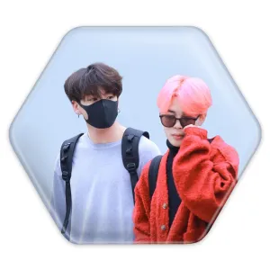 پیکسل شش ضلعی گروه بی تی اس BTS