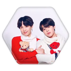 پیکسل شش ضلعی گروه بی تی اس BTS