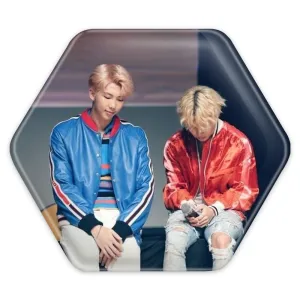 پیکسل شش ضلعی گروه بی تی اس BTS