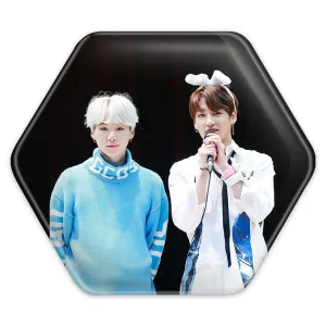 پیکسل شش ضلعی گروه بی تی اس BTS
