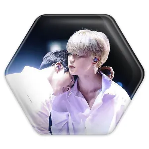 پیکسل شش ضلعی گروه بی تی اس BTS