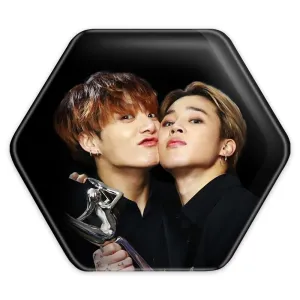 پیکسل شش ضلعی گروه بی تی اس BTS