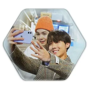 پیکسل شش ضلعی گروه بی تی اس BTS