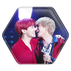 پیکسل شش ضلعی گروه بی تی اس BTS