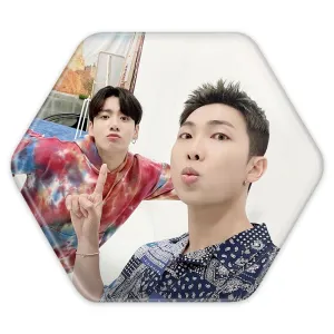 پیکسل شش ضلعی گروه بی تی اس BTS