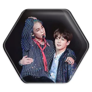 پیکسل شش ضلعی گروه بی تی اس BTS
