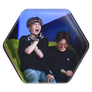 پیکسل شش ضلعی گروه بی تی اس BTS