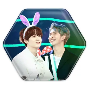 پیکسل شش ضلعی گروه بی تی اس BTS