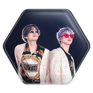 پیکسل شش ضلعی گروه بی تی اس BTS