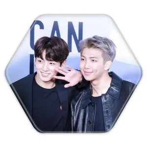 پیکسل شش ضلعی گروه بی تی اس BTS