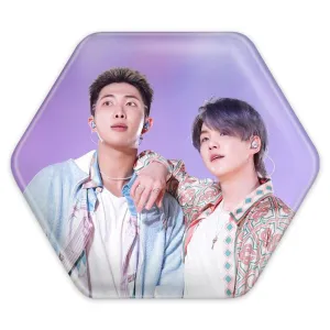 پیکسل شش ضلعی گروه بی تی اس BTS