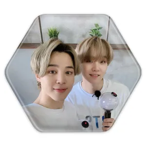پیکسل شش ضلعی گروه بی تی اس BTS