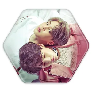 پیکسل شش ضلعی گروه بی تی اس BTS