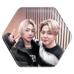 پیکسل شش ضلعی گروه بی تی اس BTS