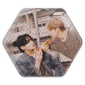 پیکسل شش ضلعی گروه بی تی اس BTS