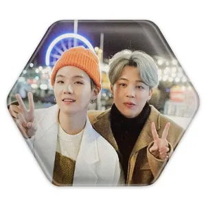 پیکسل شش ضلعی گروه بی تی اس BTS